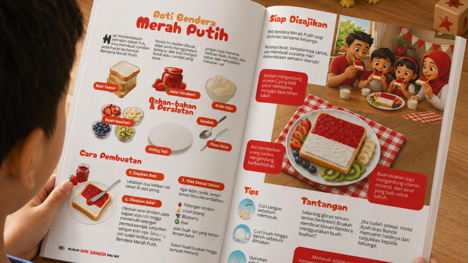 Anak belajar sains lewat komik di majalah
